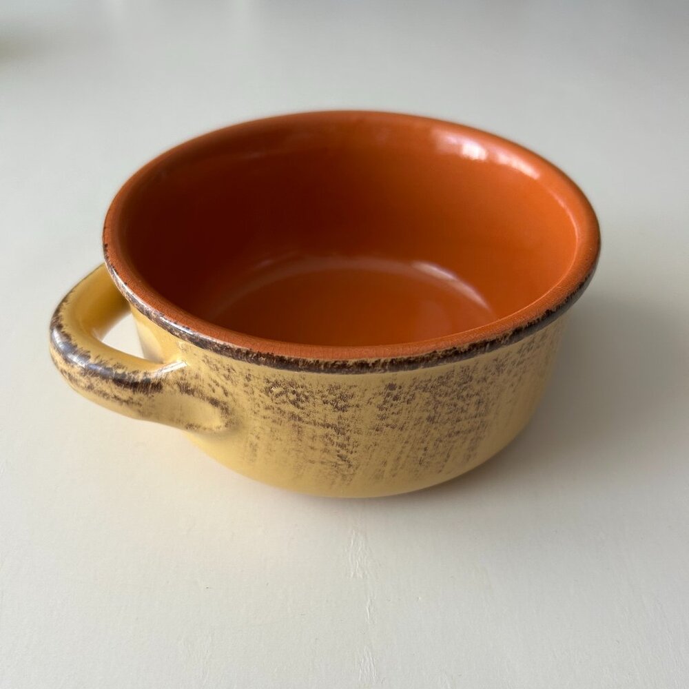 De Silva Made in Italy 5-Inch Cream Speckled Terracotta Pot